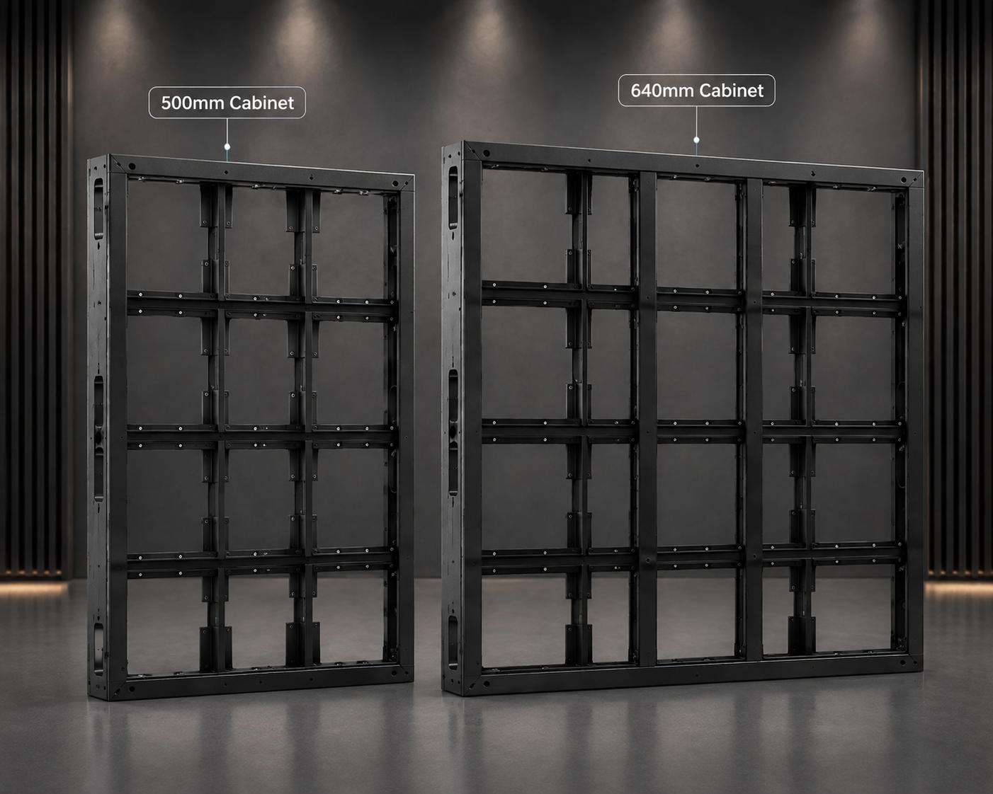 Dual Cabinet Size System